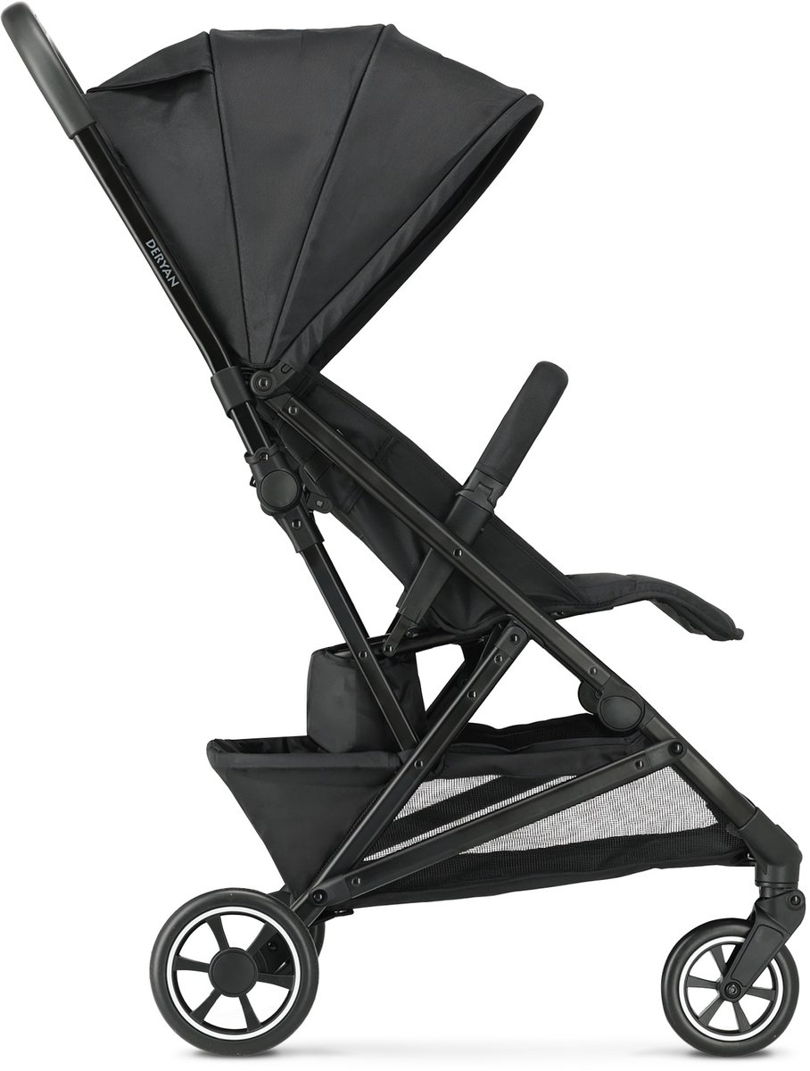 Bol.com Deryan Easy2 Luxe Buggy - Lichtgewicht - Compact - Inklapbaar - Zwart aanbieding