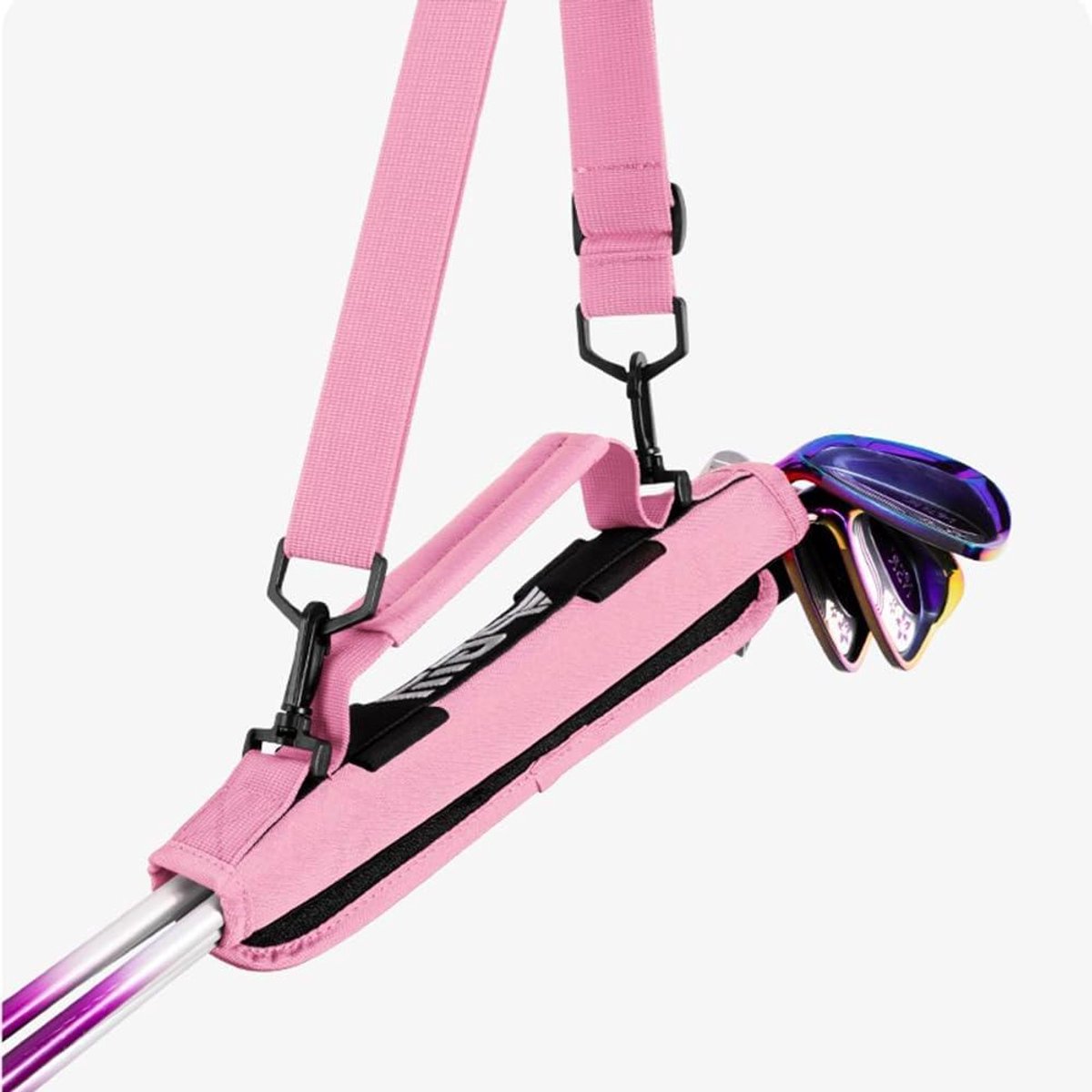 Potlood Golftas - Golf Club Tas - Oefenen & Reizen - Lichtgewicht Ontwerp - 300 Gram - Roze