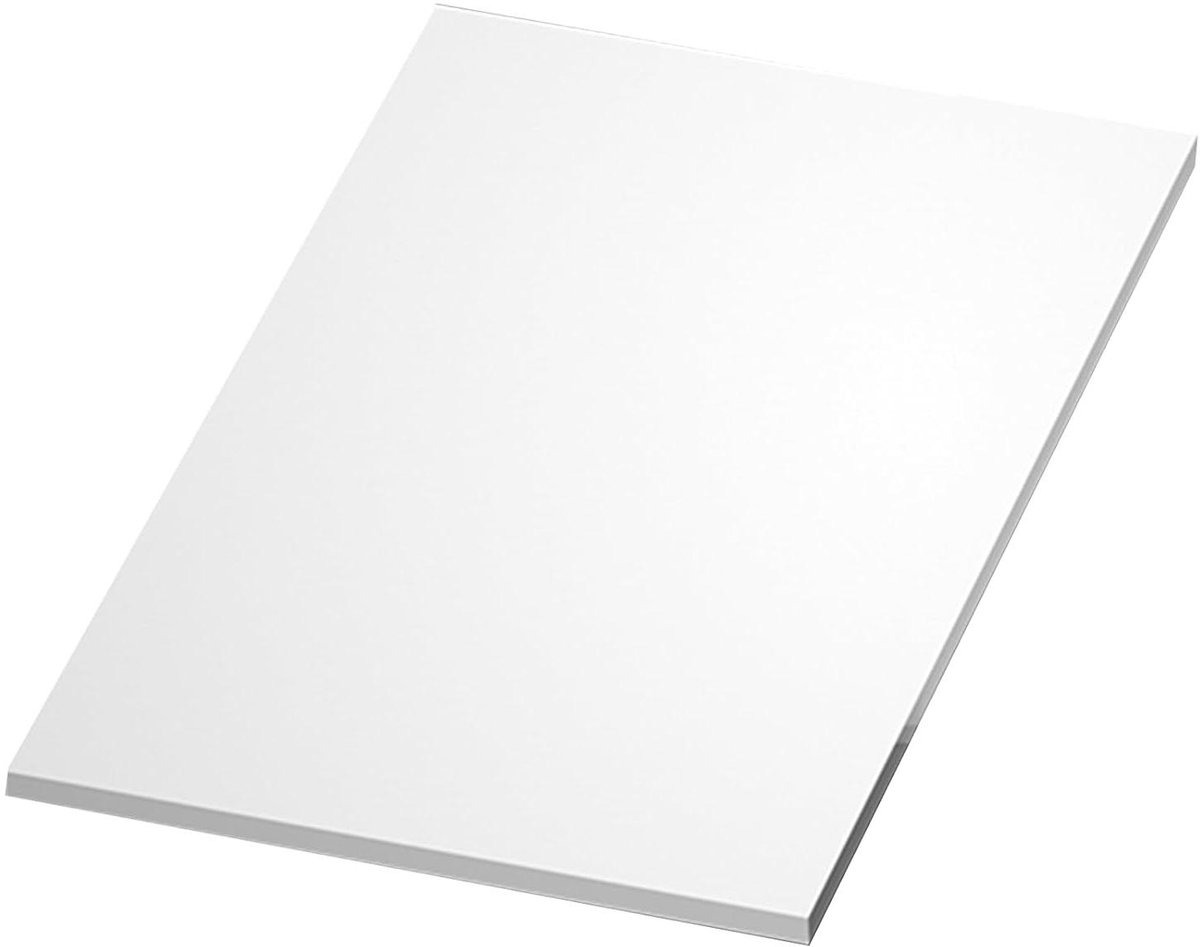 Kunststof Plaat - PVC Paneel - Ambachtelijk Werk - Hoge Sterkte - 300x400mm - Wit