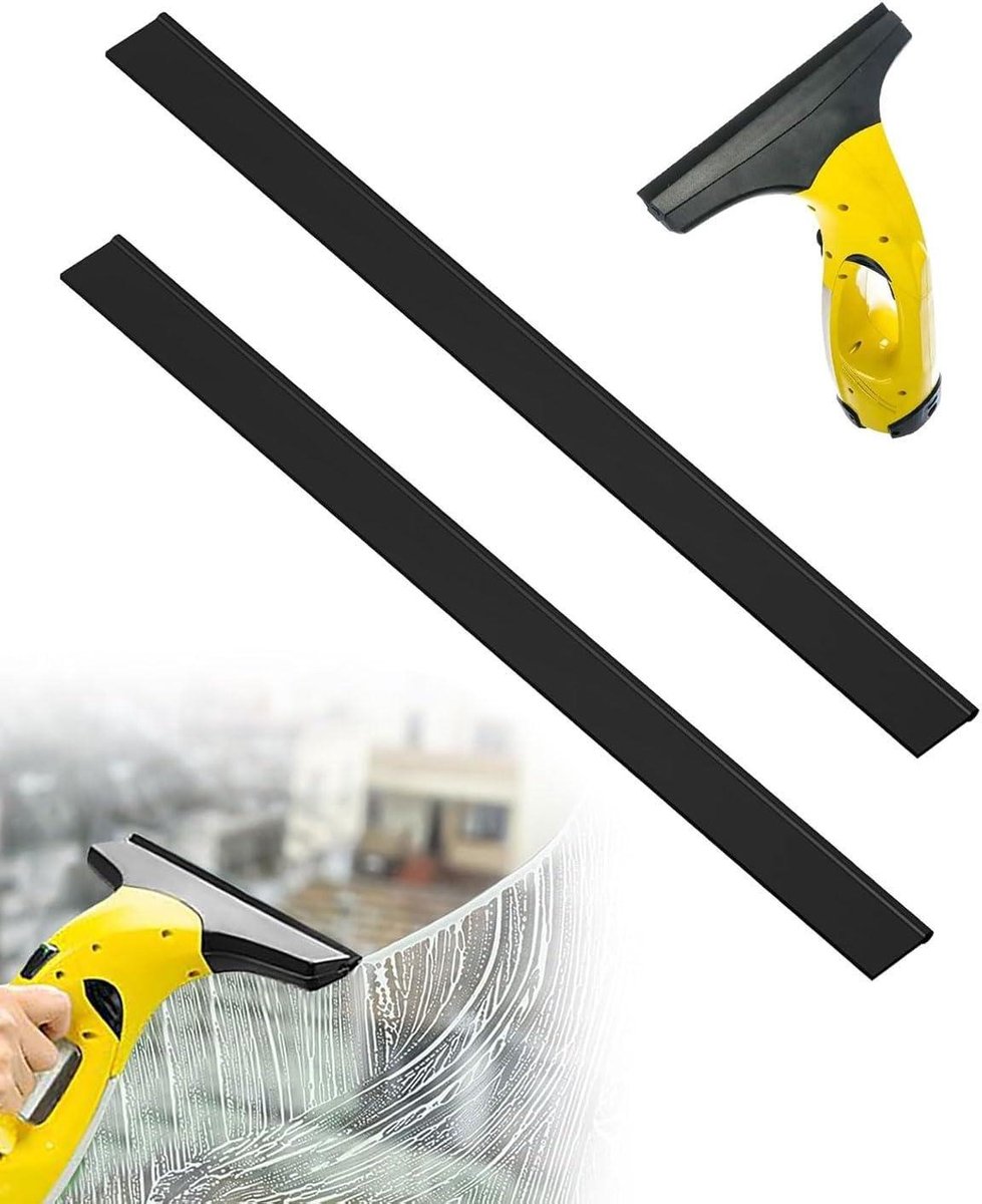 Rubberen Lip - Raamwisser Rubber - Ramen Zemen - Efficiënte Vervanging - 280 mm - Zwart