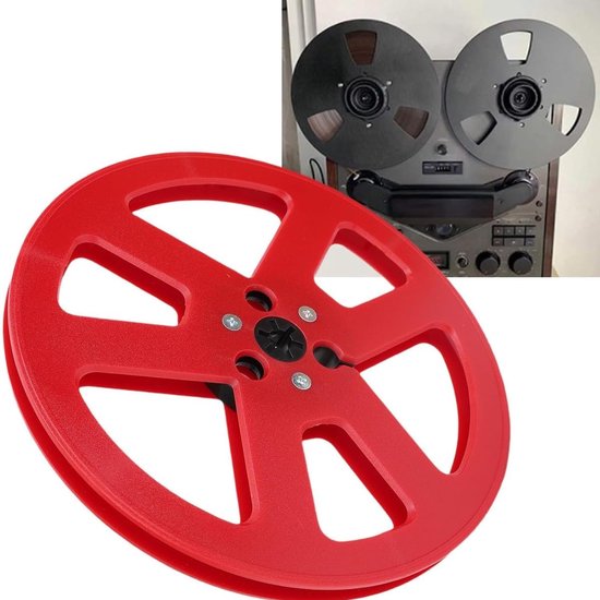 Lege Tape Spoel - Open Spoel - Analoge Opnames - Universele Compatibiliteit - 7 inch - Rood — afbeelding 2