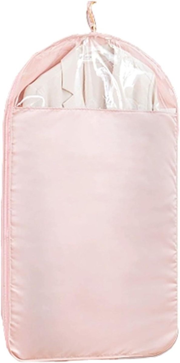 Kledinghoes - Kledingbeschermer - Kleding Opbergen - Ademend Satijn - 58x90cm - Roze