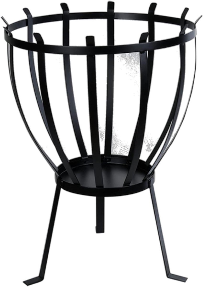 Vuurkorf Schaal - Buitenmand Tuin - Sfeer Creëren Buiten - Stabiele Drie Poot - 40 x 40 x 55 cm