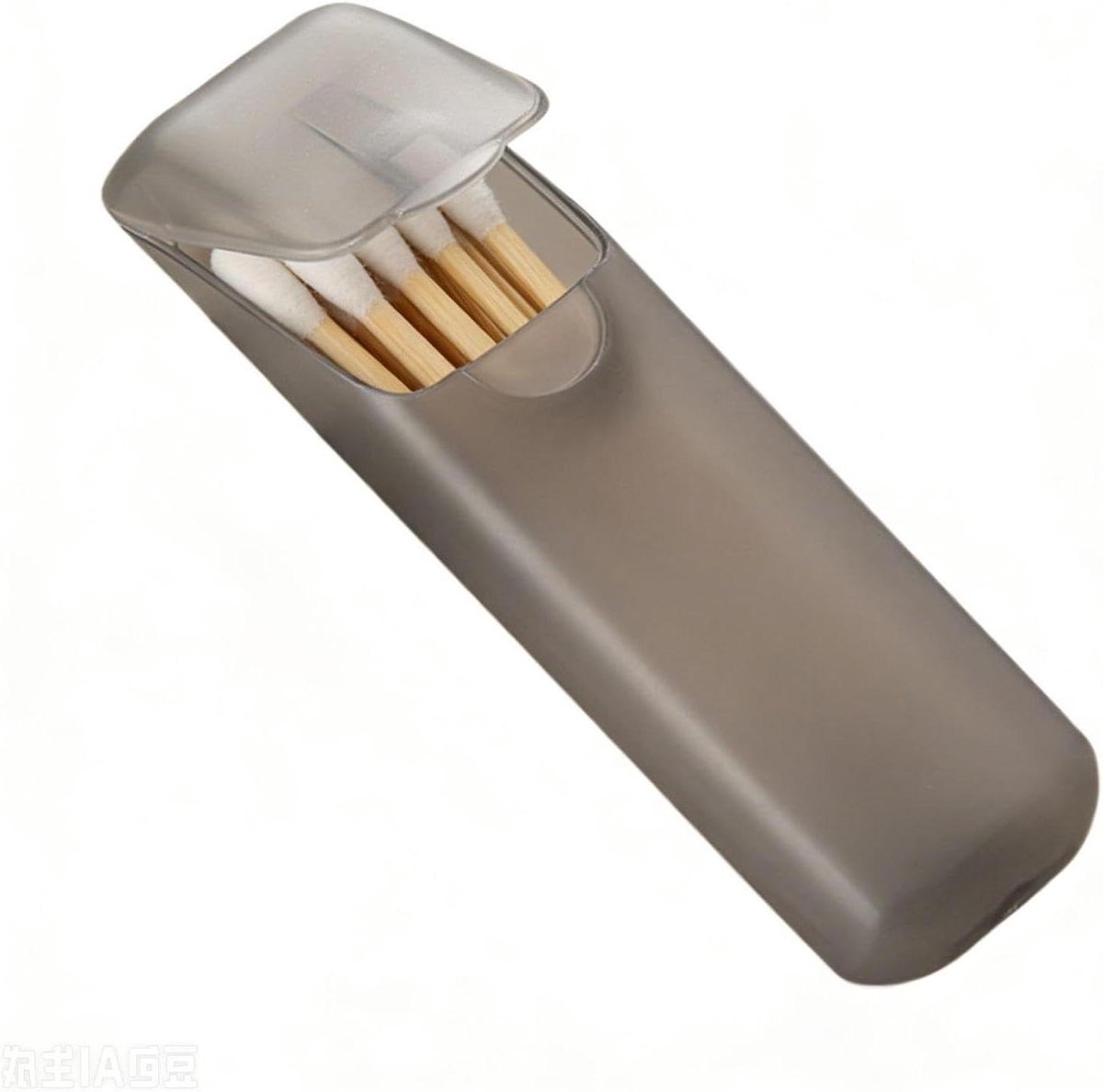 Tandenstoker Dispenser - Floss Pick Houder - Netjes Beheer - Lichtgewicht Ontwerp - 9 x 10.5 x 2 cm - Zwart