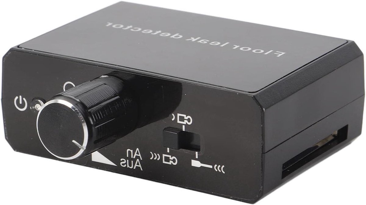 Waterlek Detector - Leidingzoeker Geluidsversterker - Lekdetectie Leidingen - 20000x Geluidsversterking - 17 x 12 x 3 cm - Grijs