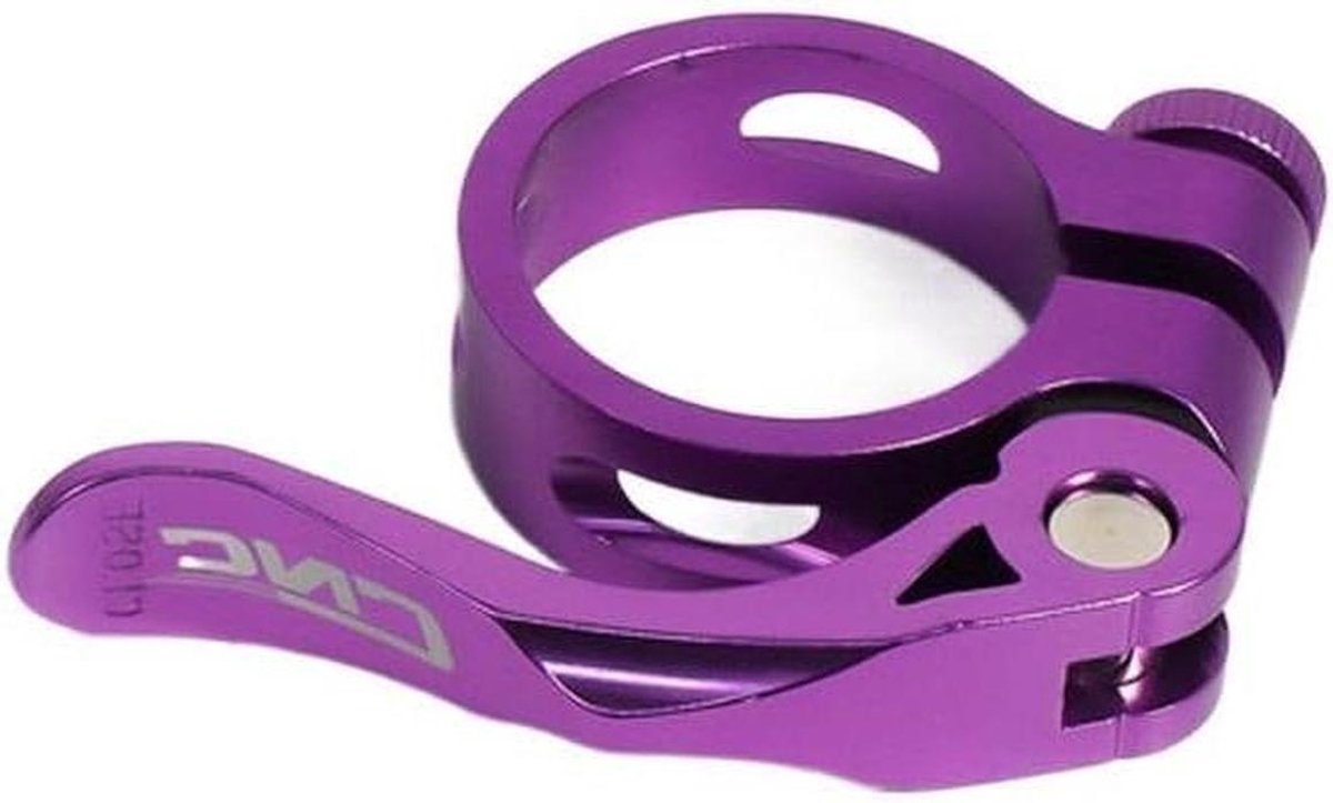 Fietszadelklem - Zadelpenklem - Fietsen - Ultralicht metaal - 349 mm - Paars