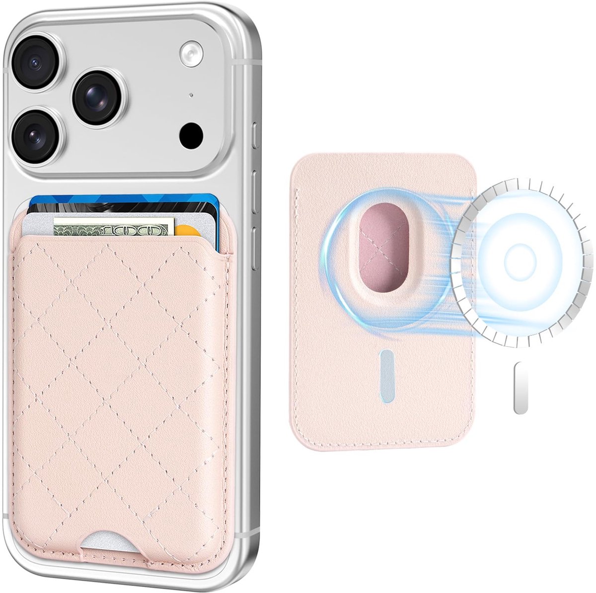SOUQONE - Magnetische Portemonnee met RFID-blokkering voor iPhone 17/16/15/14/13/12