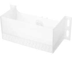 Wateropvangbak Airco - Lekbak Buitenunit - Condens Afvoeren - Weerbestendig Ontwerp - 13 x 8 x 5 cm - Wit