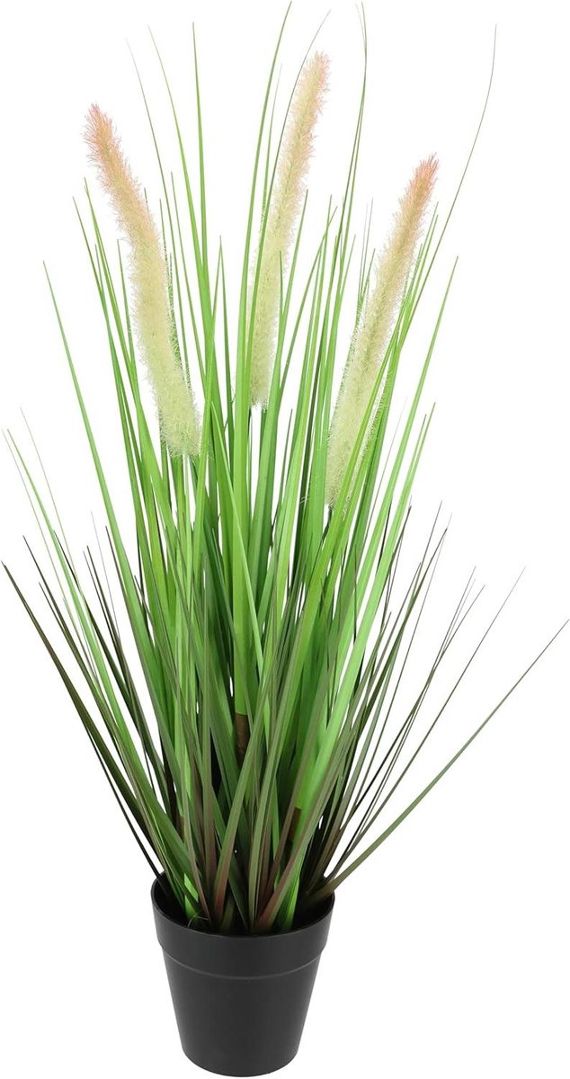 Kunstgras Vossenstaart - Decoratieve plant - Woonkamer decoratie - Bedrieglijk echt - 52 cm - Groen