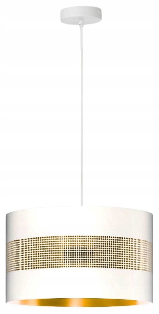 Luxe Witte Hanglamp met Sierlijk Kap - ORO Deluxe 35cm