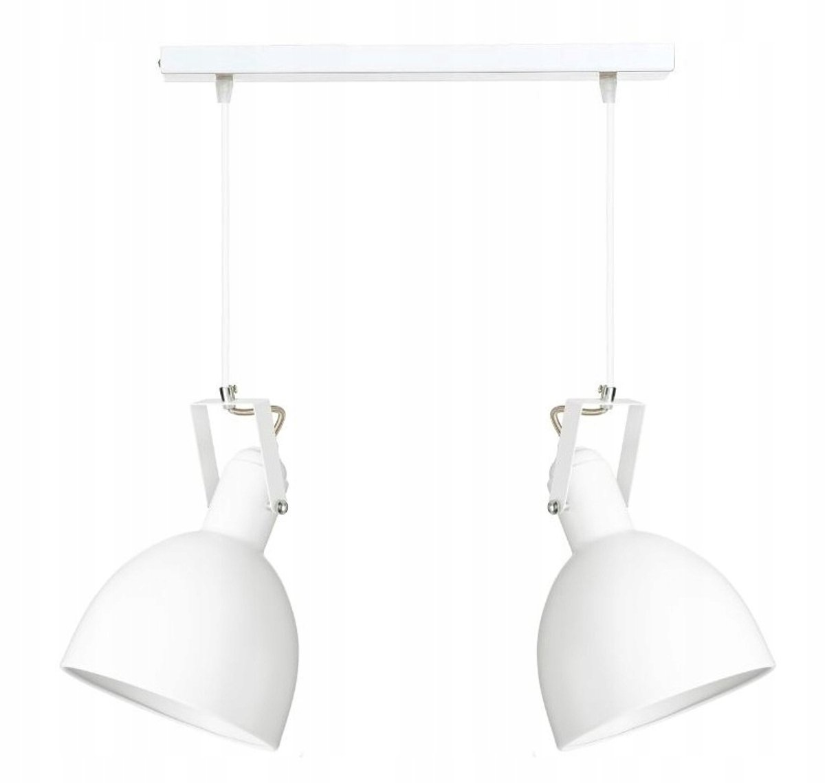 Dubbele Hanglamp HOLD Wit Verstelbaar - Modern Design