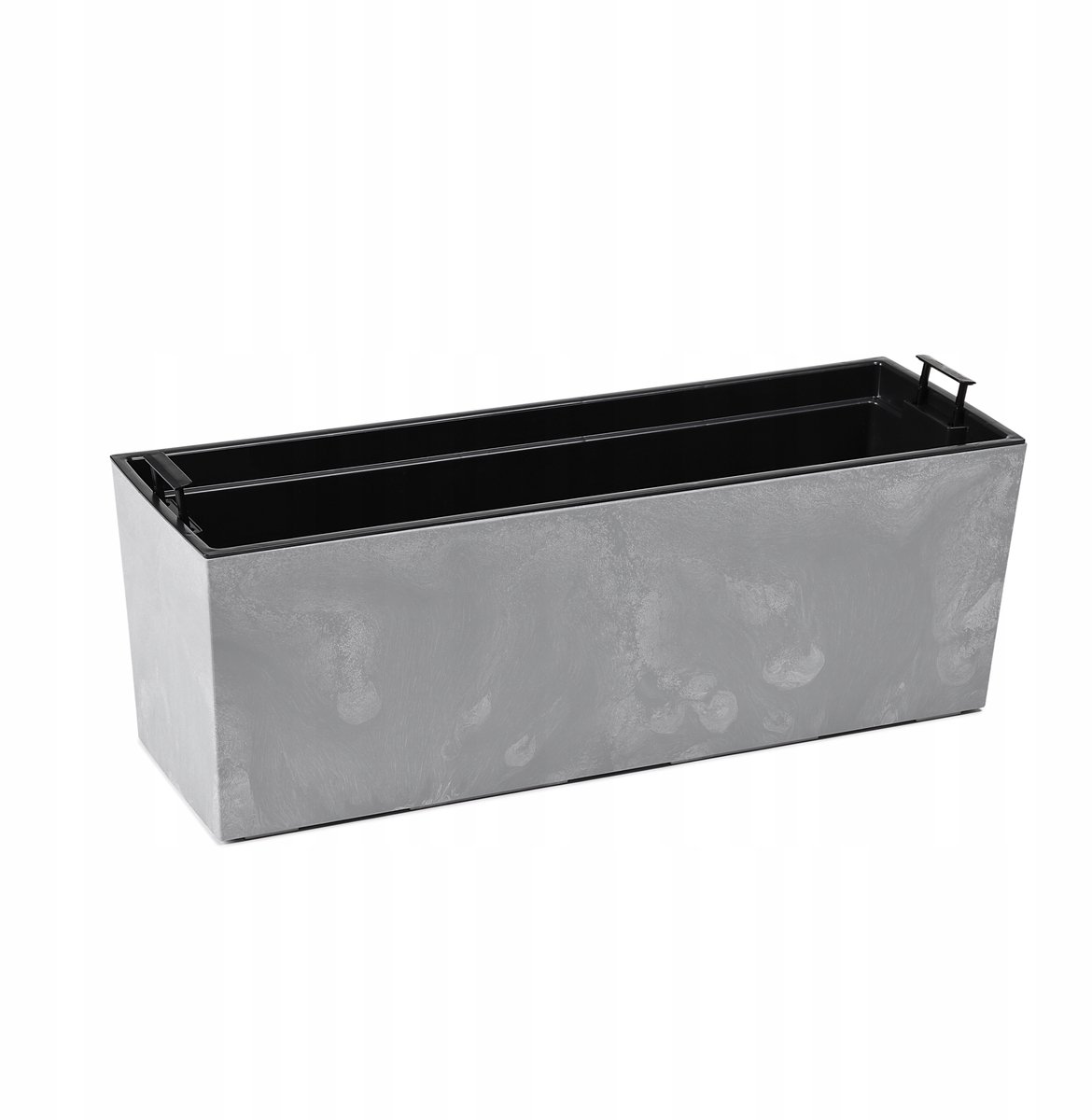 Begonia Eco Gerecycled Betonlook Pot met Inzet - Grijs