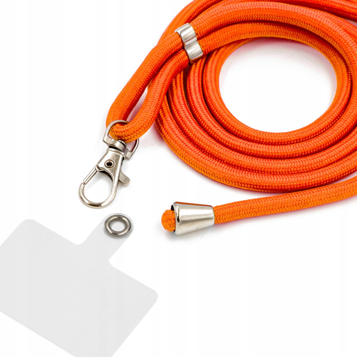 Crossbody Telefoonkoord Oranje - Verstelbaar & Praktisch