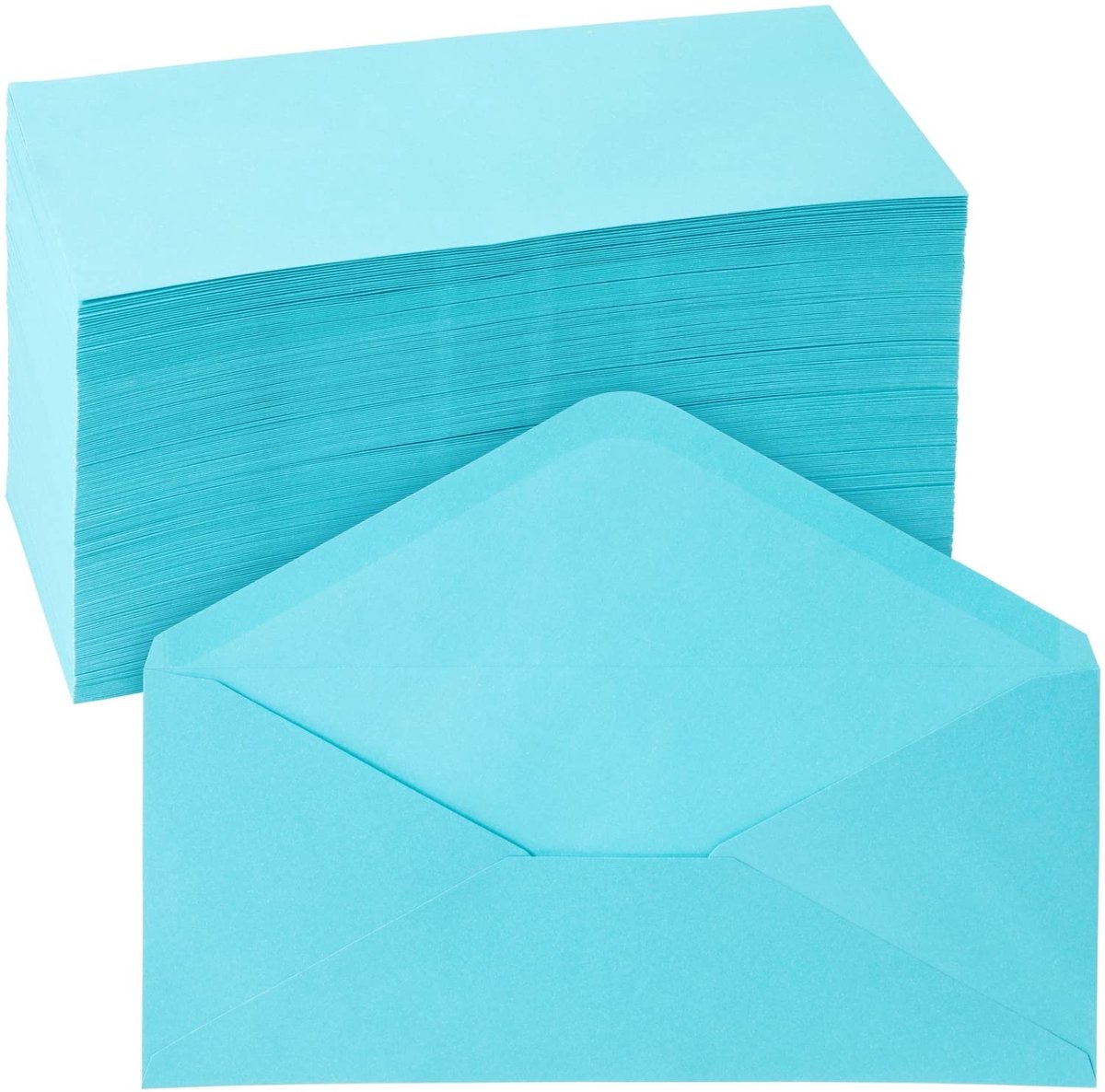 JHUBERS- Enveloppen 200-Pack - Zakelijke Enveloppen - #10 Enveloppen - 120gsm - 4-1/8 x 9-1/2 inch - Gummed Seal - Briefomslagen