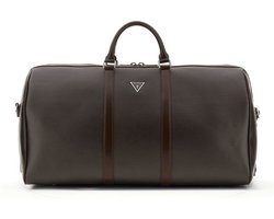 GUESS reistas Milano Weekender Dark Brown donkerbruin