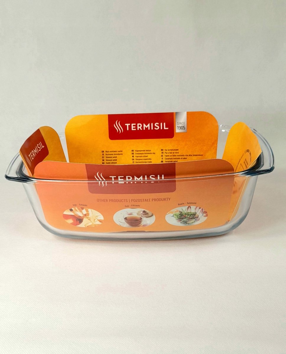 Termisil Ovenschaal Rechthoekig 3,5L Borosilicaatglas