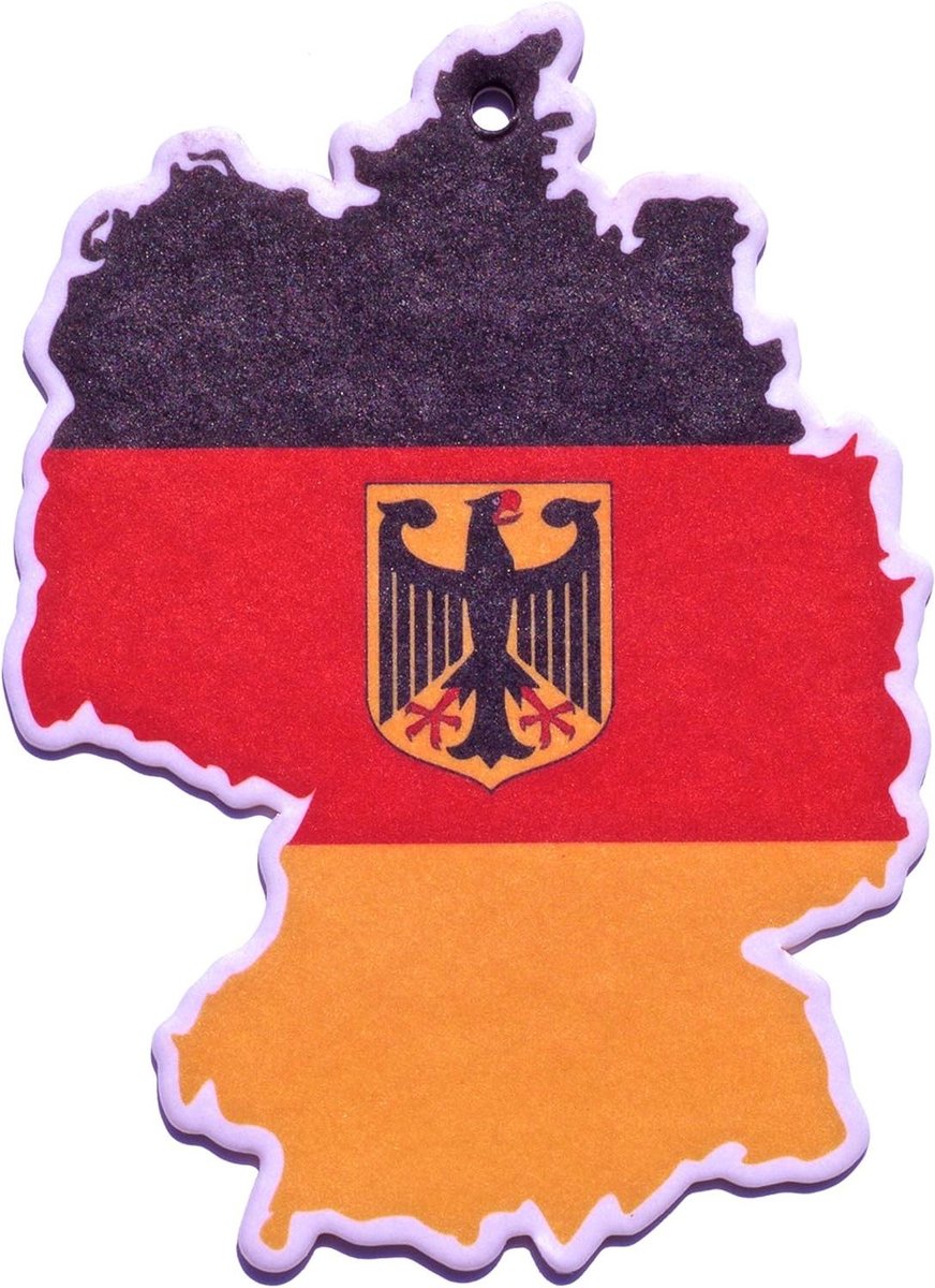Auto Luchtverfrisser - Land Vlag - Auto Interieur - Nieuwe Auto Geur - 13 x 8 x 7 cm