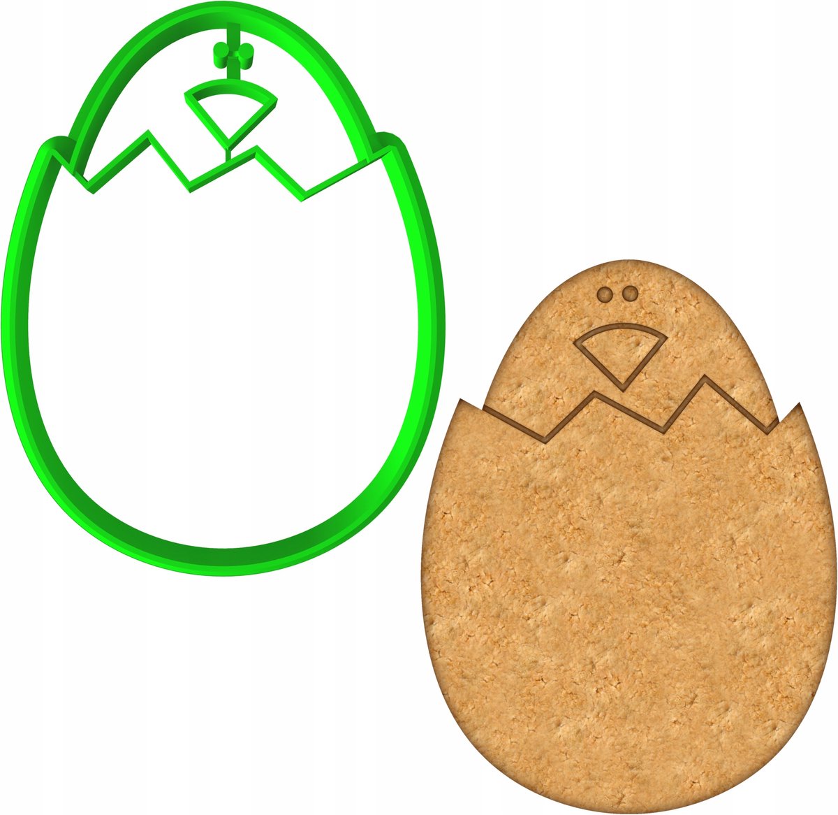 Paas Koekjesvorm Ei - 8cm - Koekjesmeester