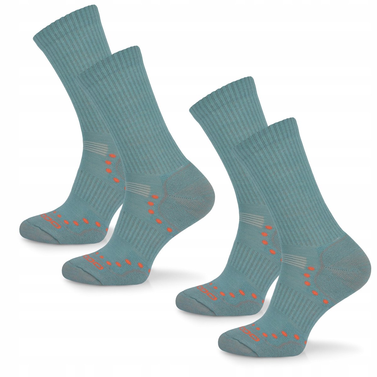Comodo STAL Merino Woolsokken 2 paar Mintgroen