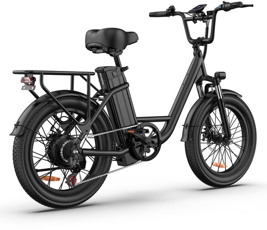 Qekud E20 Elektrische Fiets - 20" Vetbanden - 48V 13Ah Accu - 100km Bereik - Shimano 7 Versnellingen - Zwart van Qekud E20 Elektrische — afbeelding 5