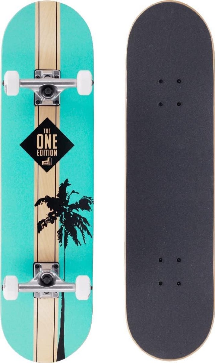 Skateboard Cruiser Board Straat skateboarden 7 lagen esdoorn 20.3 x 80.5 cm Multi-coloured