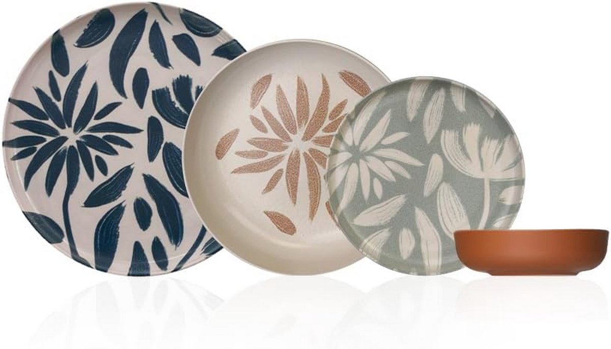 Servies Set - Porselein Set - Dineren Thuis - Vaatwasserbestendig - 24 Delig - Wit