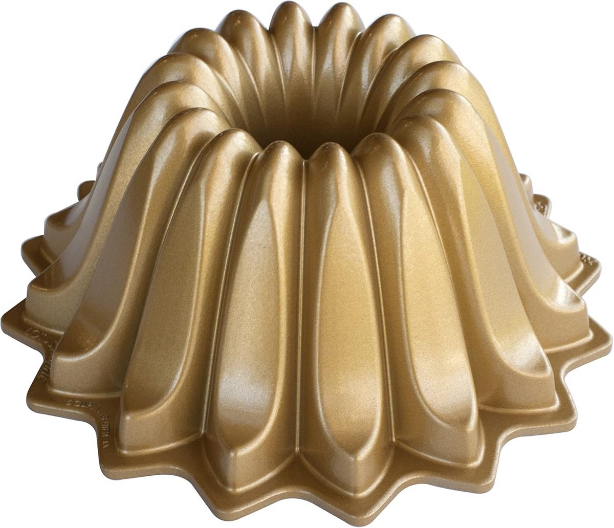 Bakvorm Lotus - Taartvorm - Unieke taarten bakken - Anti-aanbaklaag - 216 cm - Goud