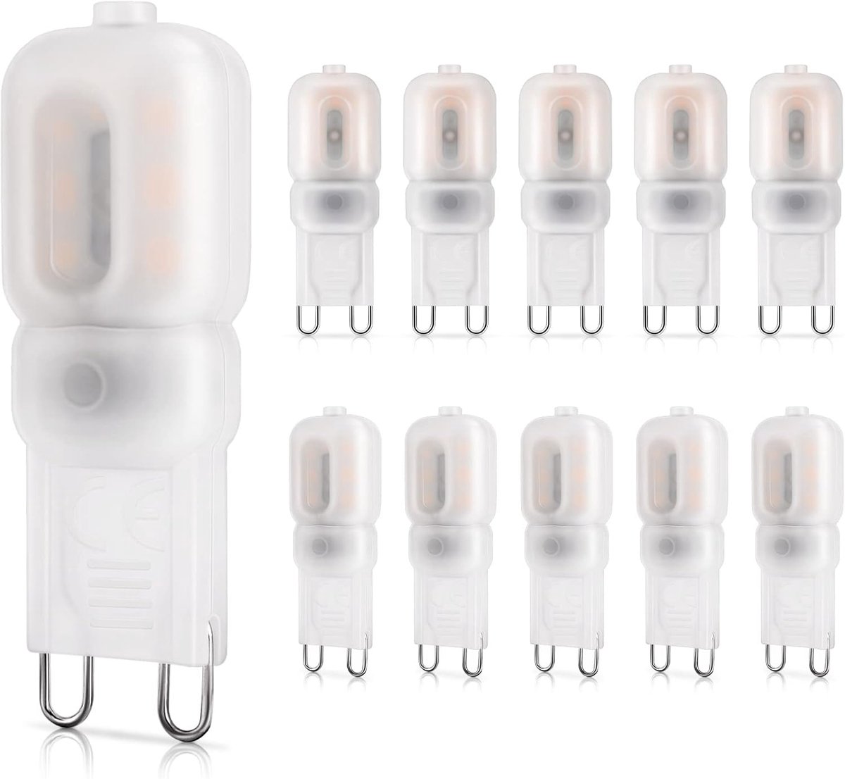 LED Lamp - Glow Bulb - Sfeervol Verlichten - Energiezuinig - 10 stuks - Warm Wit