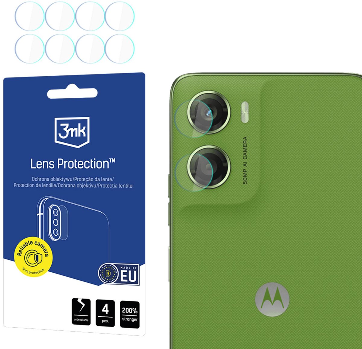 3Mk Gehard Glas Voor Motorola Moto G06 G06 Power 3Mk Lensbescherming