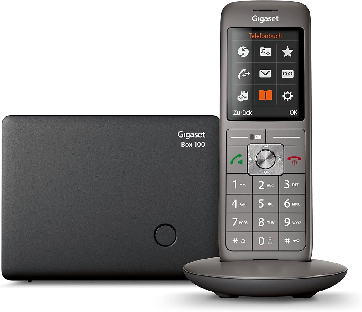 Draadloze Telefoon - DECT toestel - Thuiscommunicatie - HDSP Geluidskwaliteit - 300m Bereik - Zwart