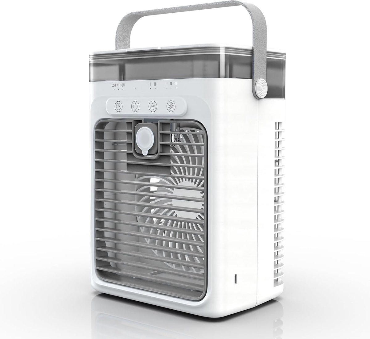 Mobiele Airco - Persoonlijke Koeler - Persoonlijke Koelte - Compact Ontwerp - 18 cm - Wit