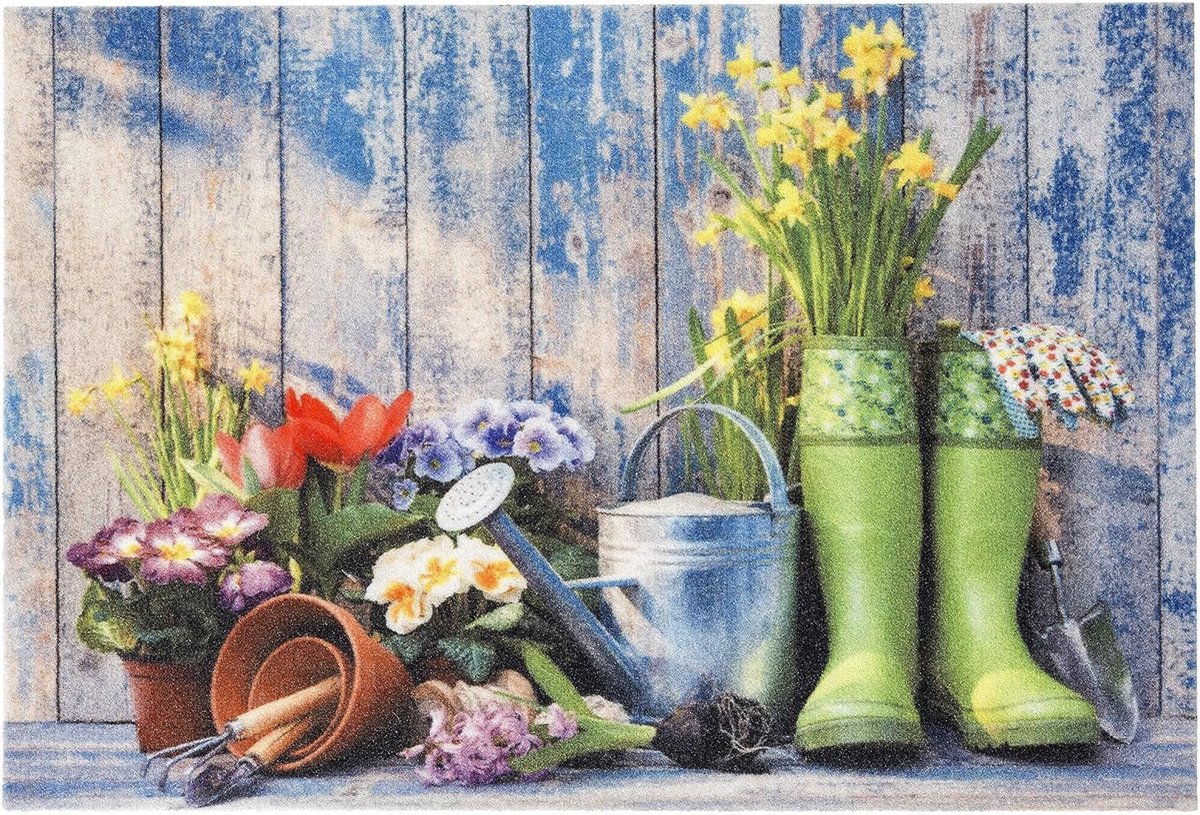 Deurmat Binnen - Schoonloopmat Wasbaar - Vuil Vangen - Antislip Vloerverwarming - 40x60 cm