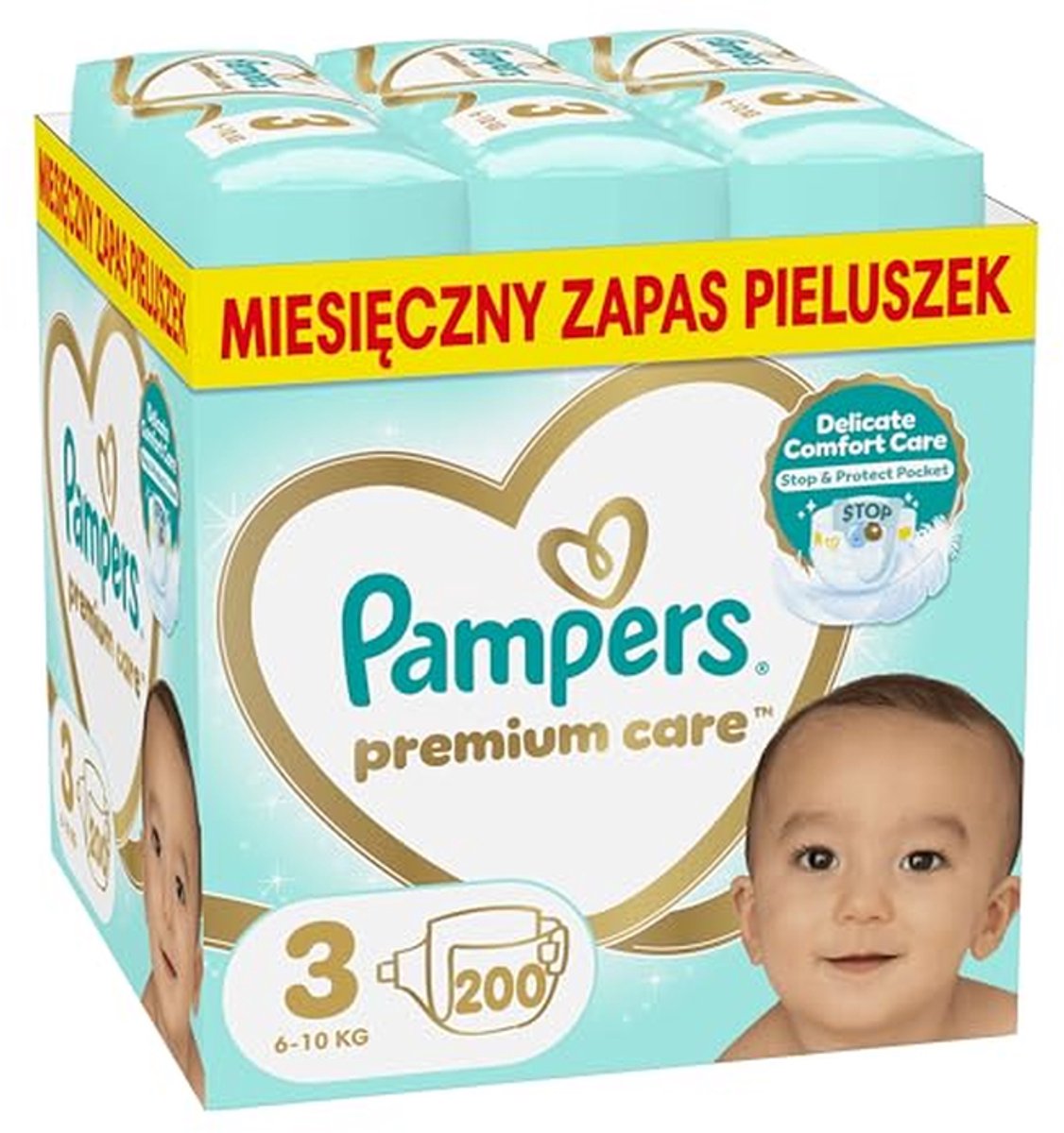 Baby luiers - Maandbox - Baby verzorging - Houdt koel - 204 stuks - Standaard