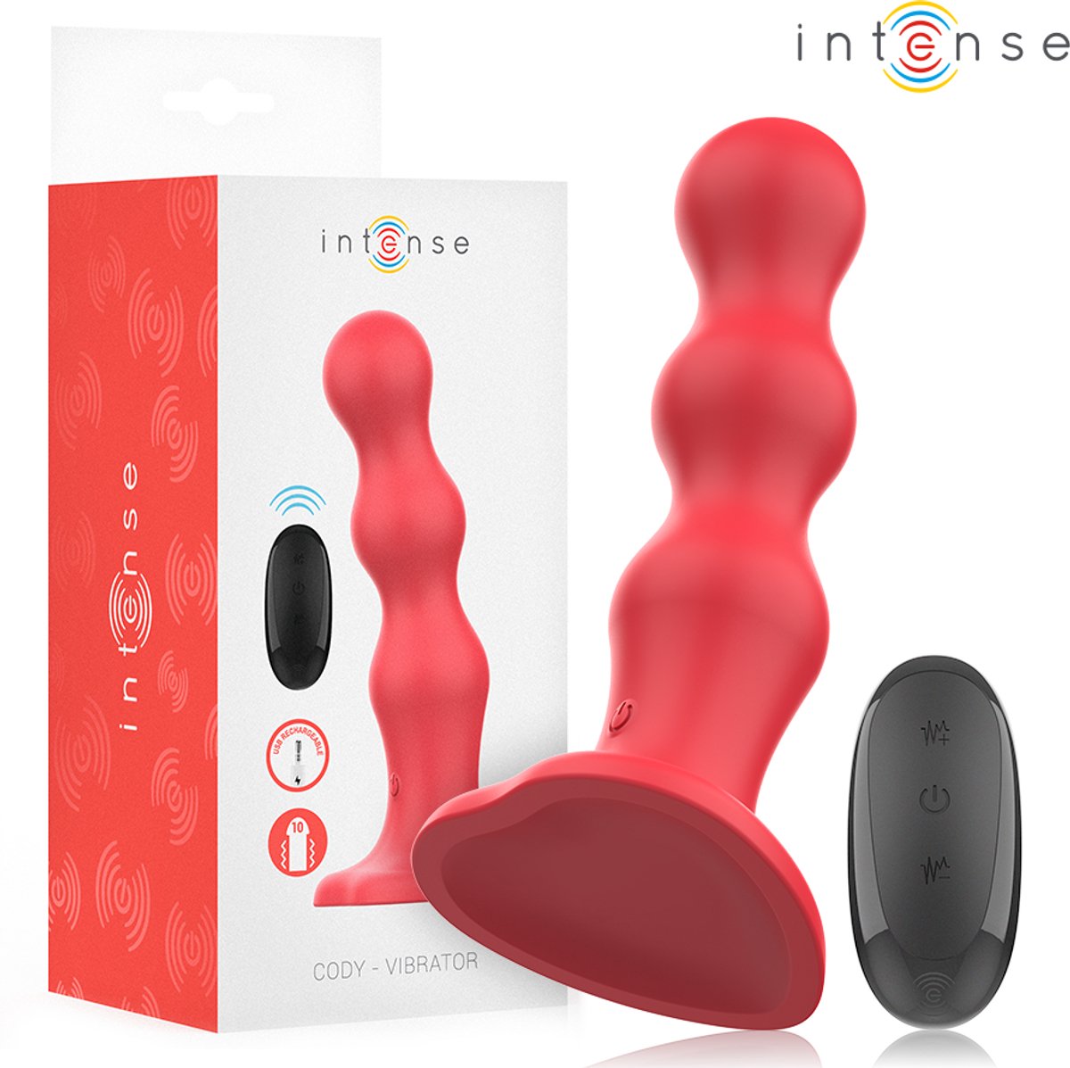 Cody Vibrator met Afstandsbediening en Zuignap