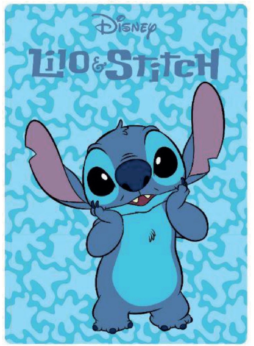 Lilo & Stitch Disney Lilo & Stitch Fleecedeken, Snuggle - 100 x 140 cm - Polyester Multi Colour