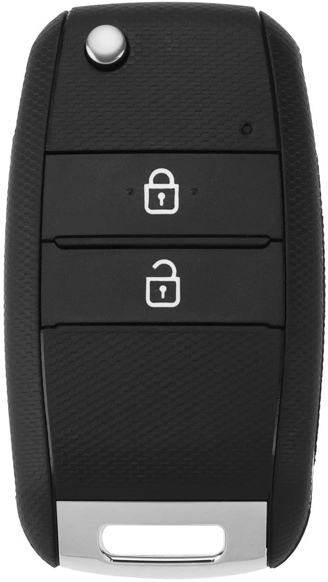 Dailygoods - 2-knops Flip Key Behuizing met HYN17 Mes voor Kia Picanto 2013-2016