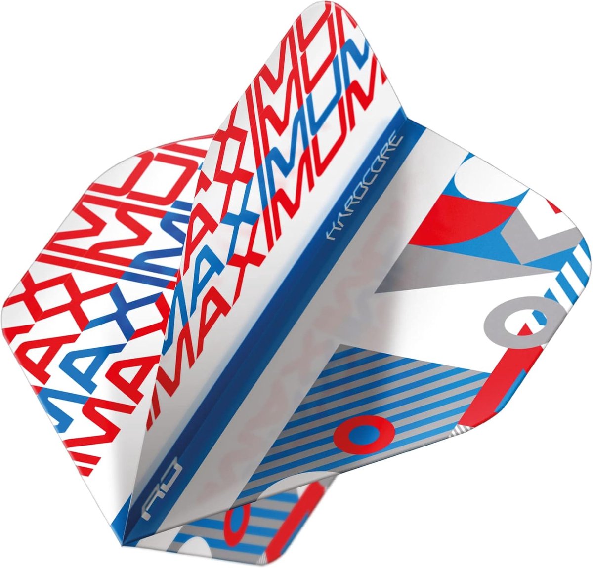 Dart Vluchten - Vliegjes Dartpijlen - Precisie Darten - Extra Dik - 9 Stuks - Wit Blauw