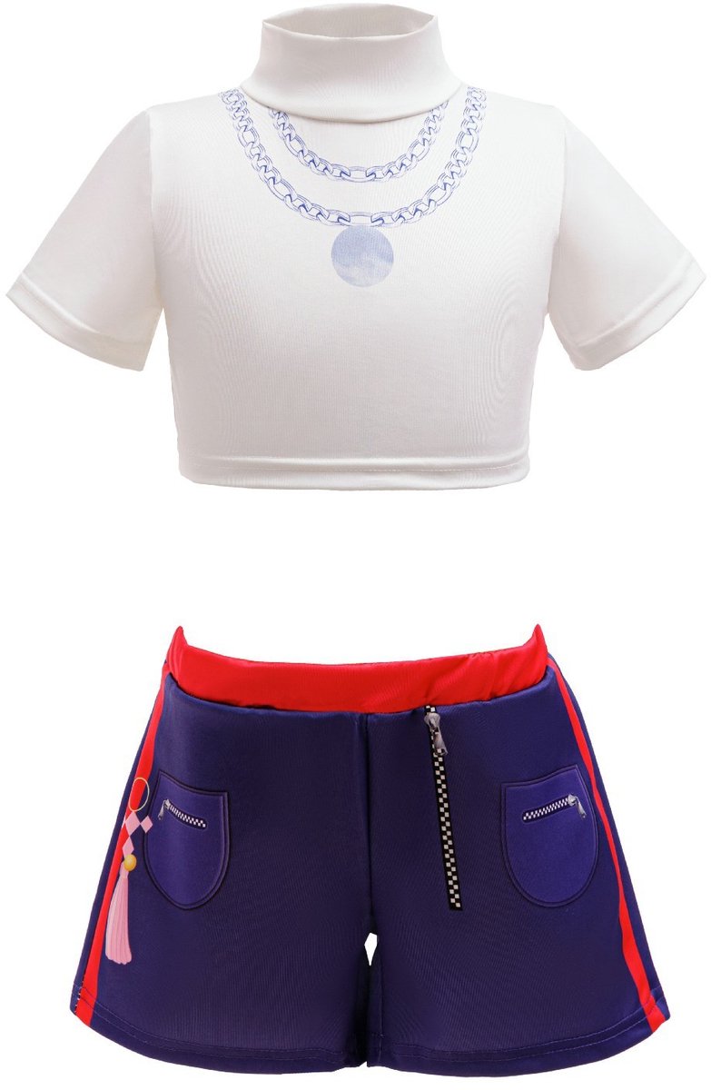 Joya Kids® K-pop Stijl Meisjes Verkleedset | Geïnspireerd op de Demonenjagers Helden | Verkleed Kostuum voor Kinderen | Verkleedkleding voor Carnaval & Halloween | Stoere Outfit Meisje | Maat 140 - 150 | 10-12 Jaar | Extra Large — afbeelding 10