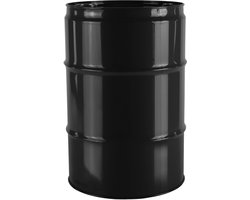 Beczkopol TH-60-R9005 - Stalen Vat - 60L - Zwart - Stevige Constructie