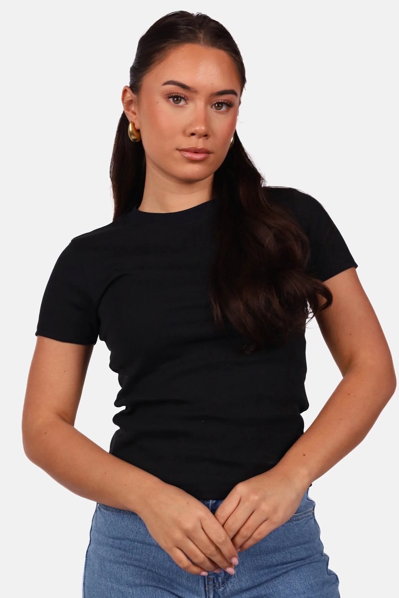 Getdrezzed Top - Maat: L - Basic shirt zwart