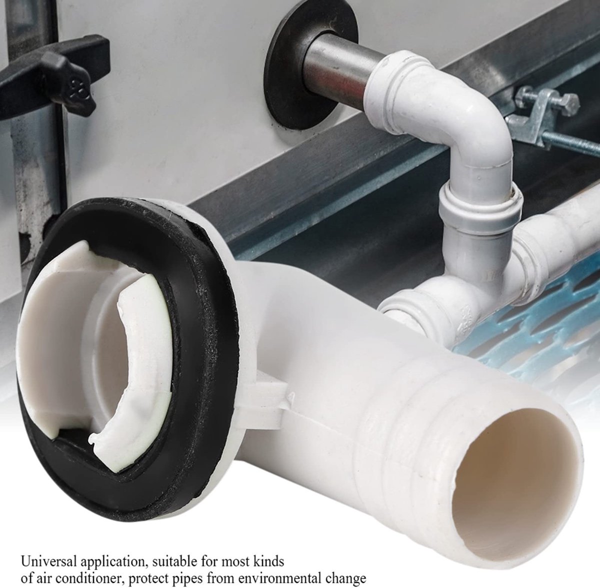 Dailygoods- Afvoerpijp Universele Toepassing - Airconditioner Connector - Duurzaam ABS - Eenvoudig te Installeren - Geurloos - Roest- en Hittebestendig - Afvoerbuis