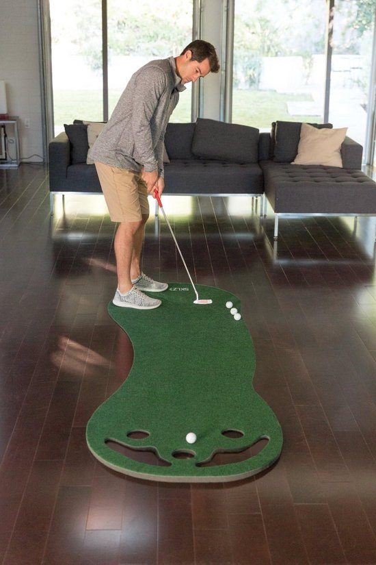 Indoor Golf Putting Green 3 x 9 ft - Perfect voor Thuis en Kantoor — afbeelding 5