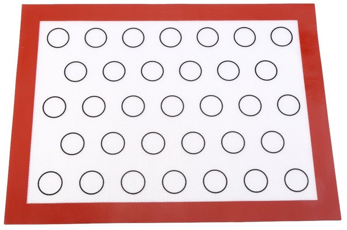 Dailygoods- Bakmat Herbruikbaar Hittebestendig - Siliconen - Antiaanbaklaag - Veilig voor Oven/Magnetron - 40x30 cm - Duurzaam en Gemakkelijk te Reinigen - Bakplaat
