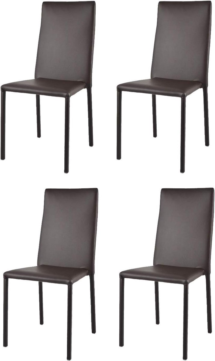 Stoel Set - Eetkamerstoelen - Woonkamer Inrichten - Stapelbaar Ontwerp - Hoogte 96cm - Mok