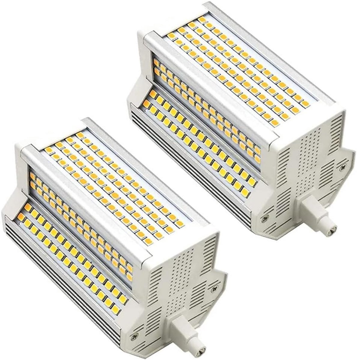 LED Lamp - Halogeen Vervanger - Werkplaats Verlichting - Energiebesparend 50W - 118mm - Warm Wit