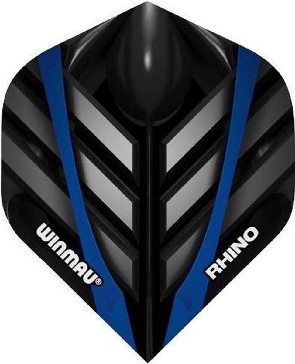 Winmau Rhino Extra Thick Zwart, Grijs en Blauw dartvluchten