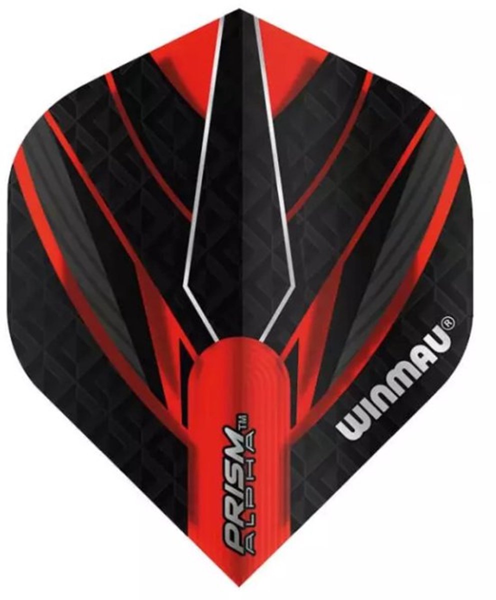 Winmau Prism Alpha Red & Black - Dart Flights