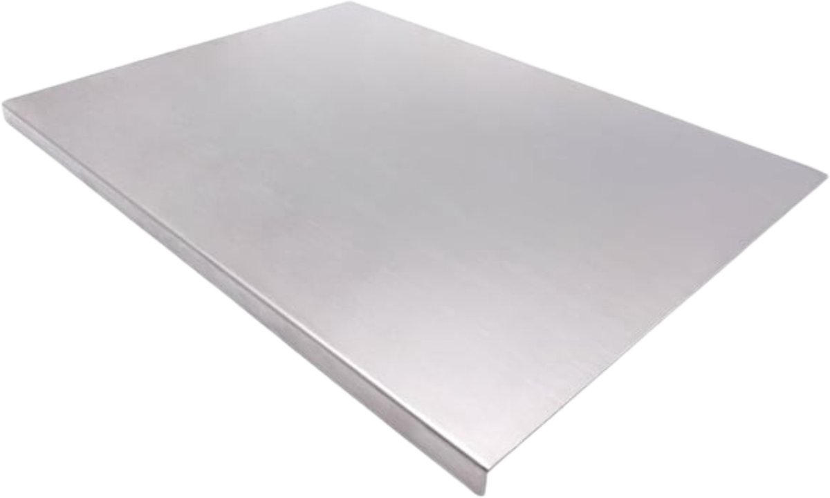 Home & Marker – Antislip RVS Snijplank – Stalen Snijplank – Antibacterieel & Hygiënisch – Vaatwasserbestendig – Voor Vlees, Groente, Brood & Gebak – Heavy Duty Cutting Board – VITACUT