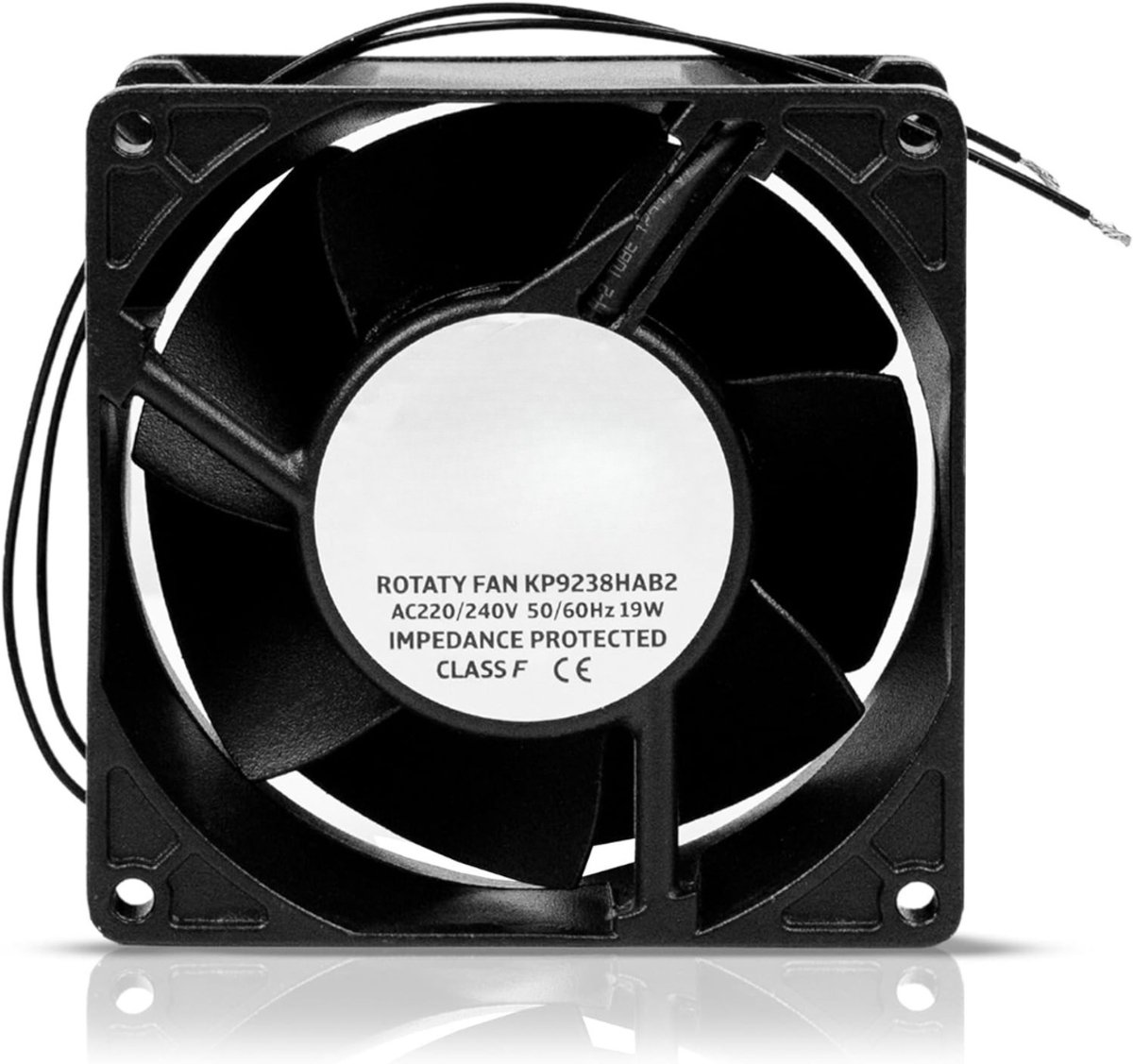 QUOVO® Houtkachel Ventilator - Houtkachel - Kachelventilator - Zwart - 10cm x 10cm x 4cm