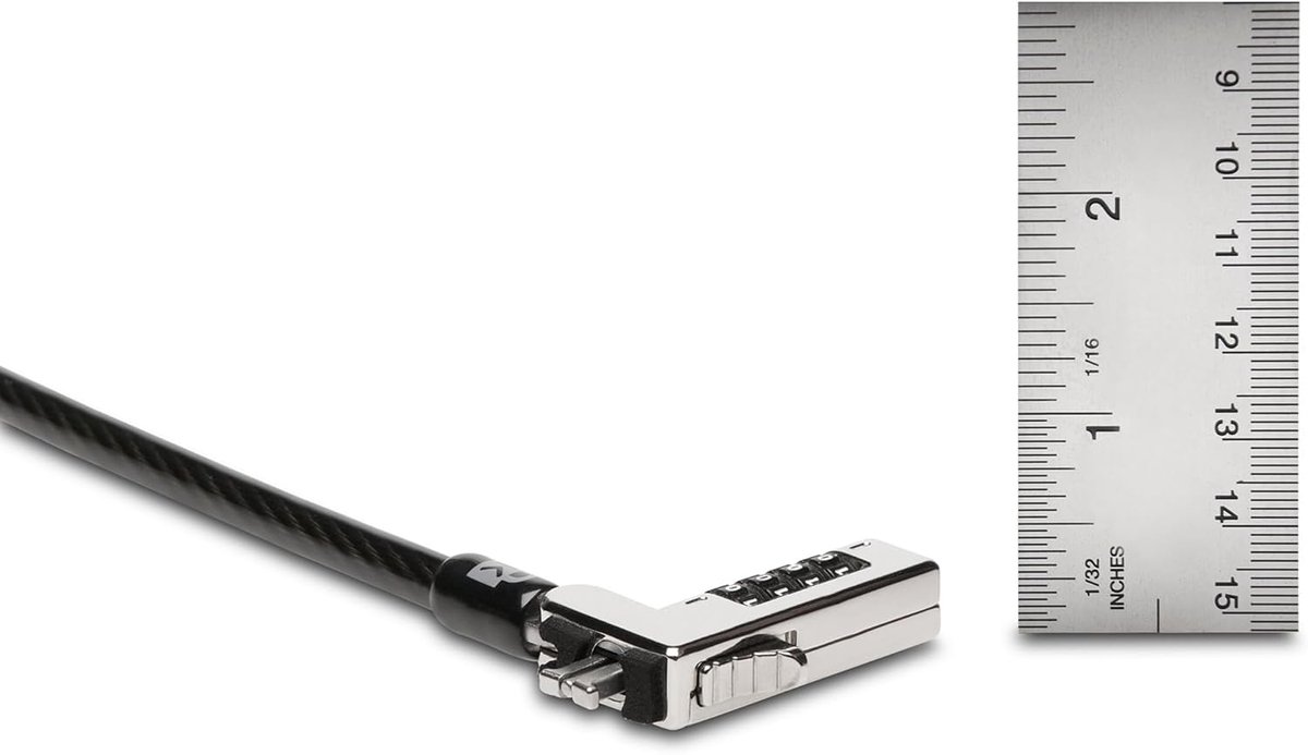 Kabelslot - Laptop Beveiliging - Diefstal Voorkomen - Combinatie Slot - 1.8 Meter - Zwart